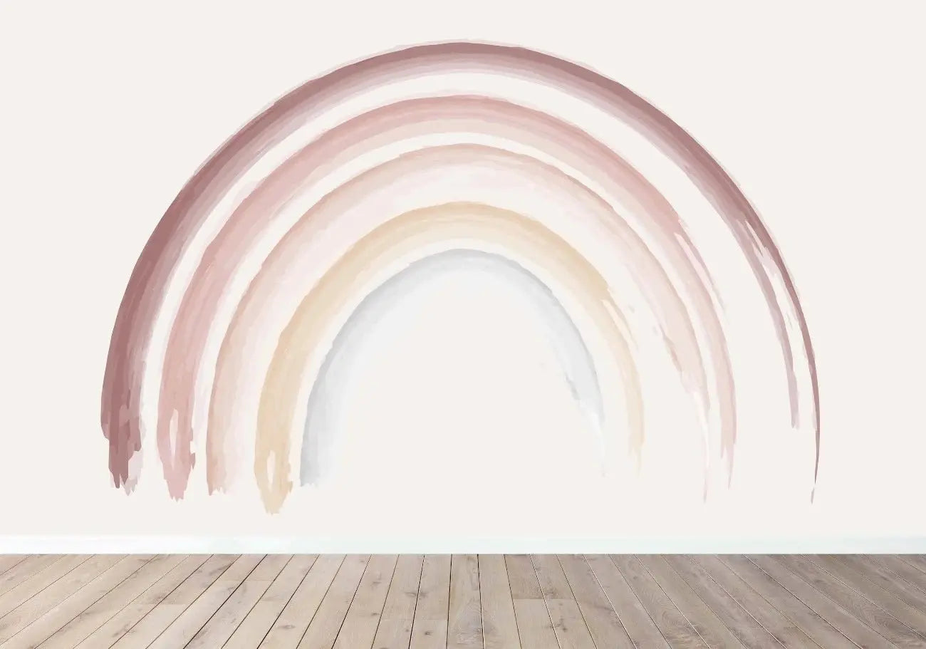 MUNKS & ME - Papier Peint Iris Aquarelle Arc - en - ciel