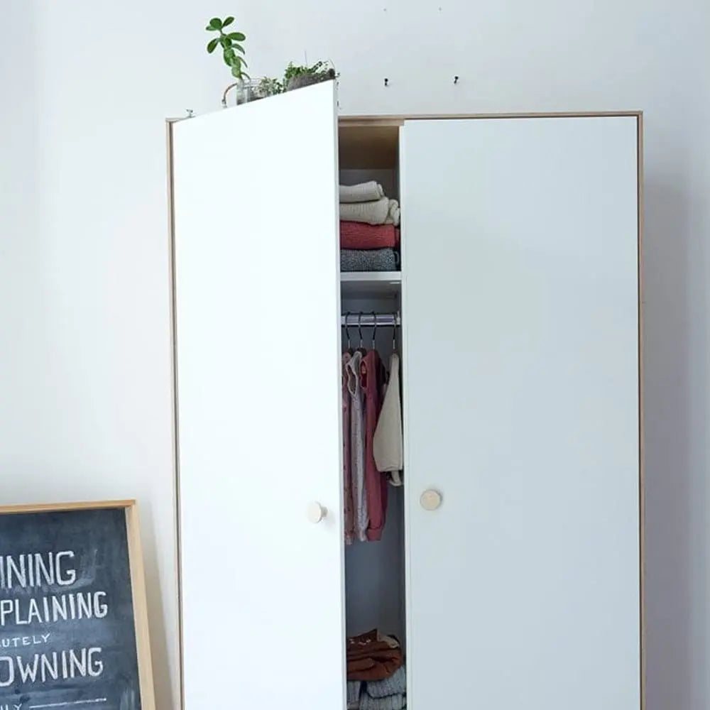 OEUF NYC - Armoire Merlin Sparrow - Bouleau/blanc