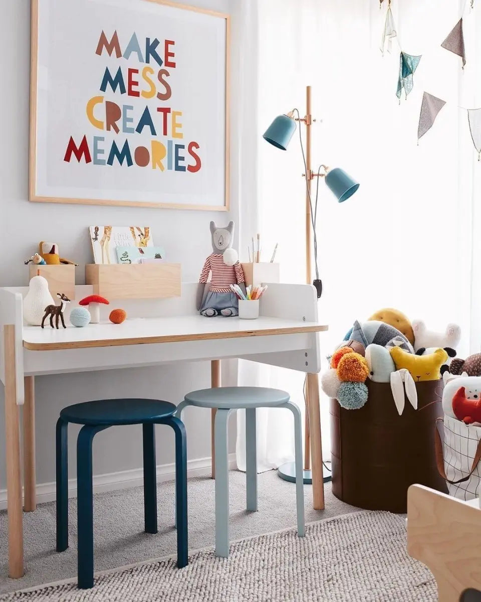 OEUF NYC - Bureau Évolutif Brooklyn - Blanc / Bouleau