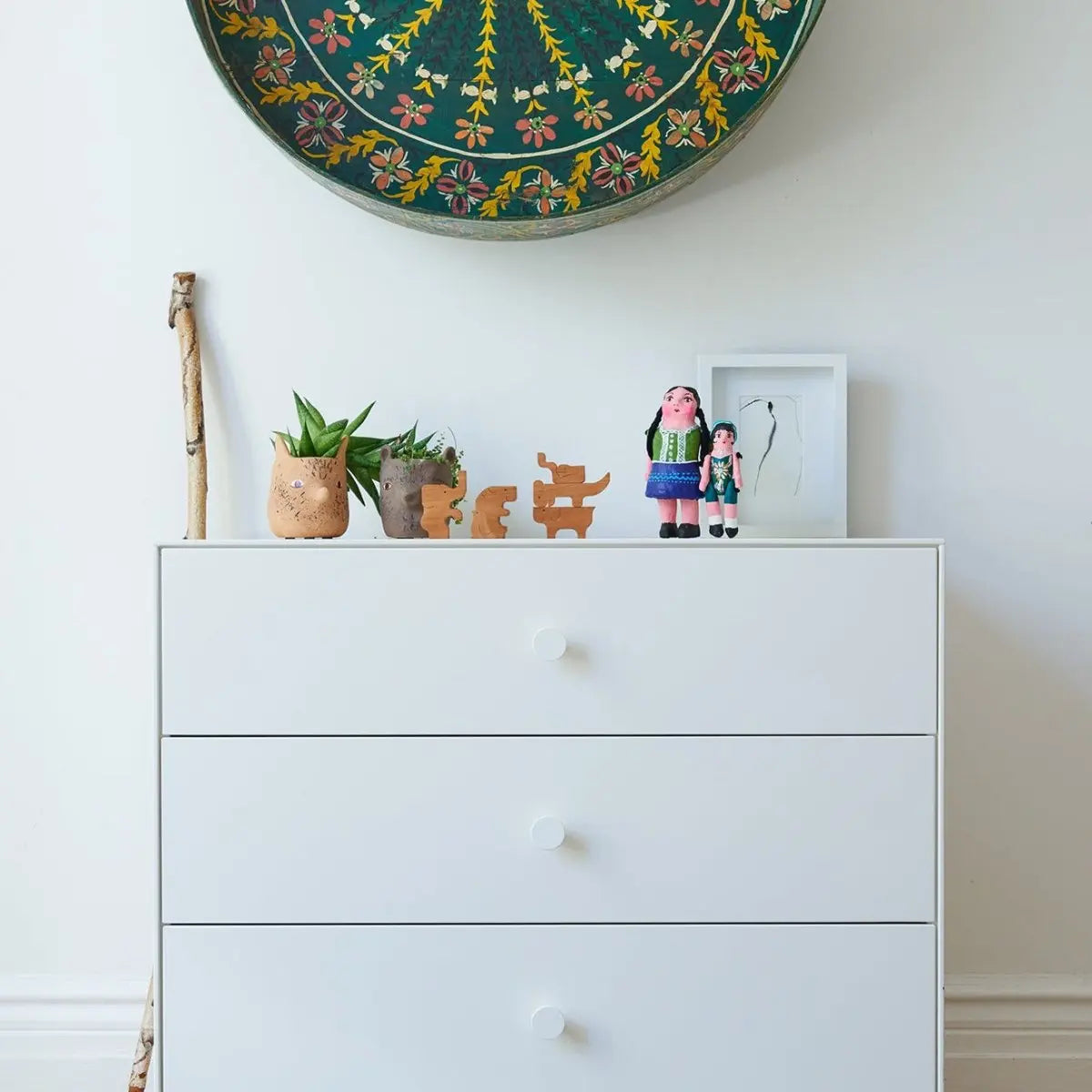 OEUF NYC - Commode Merlin 3 Tiroirs Classic - Blanc