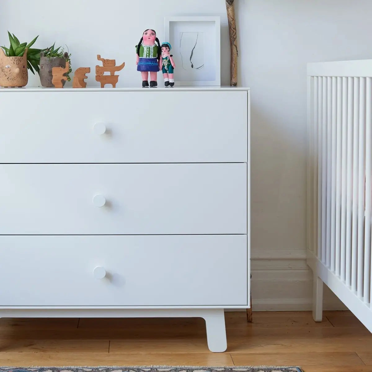 OEUF NYC - Commode Merlin 3 Tiroirs Sparrow - Blanc