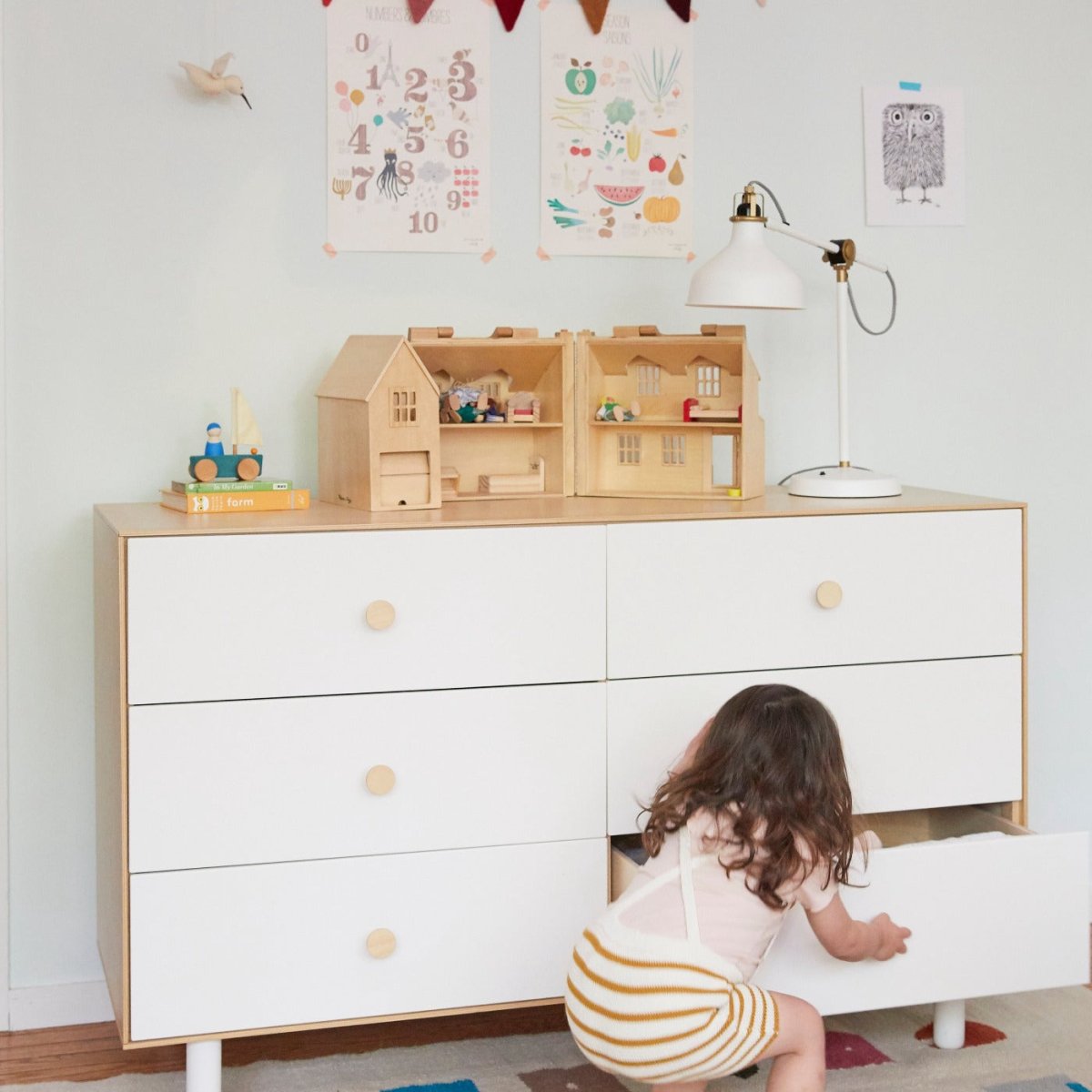 oeuf classic dresser Oeuf Merlin Dresser 6-Drawer Classic Base Zac and Zoe