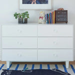 OEUF NYC - Commode Merlin 6 Tiroirs Rhea - Blanc