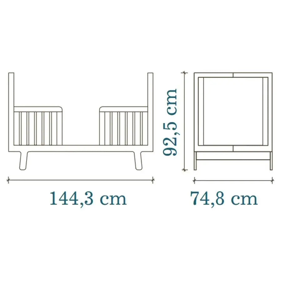 OEUF NYC - Kit de Conversion Pour Lit Bébé Sparrow Blanc
