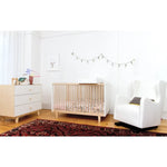 OEUF NYC - Lit Bébé Évolutif Rhea 70 X 140 cm - Bouleau / Blanc