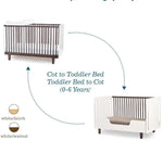 OEUF NYC - Lit Bébé Évolutif Rhea 70 X 140 cm - Bouleau / Blanc