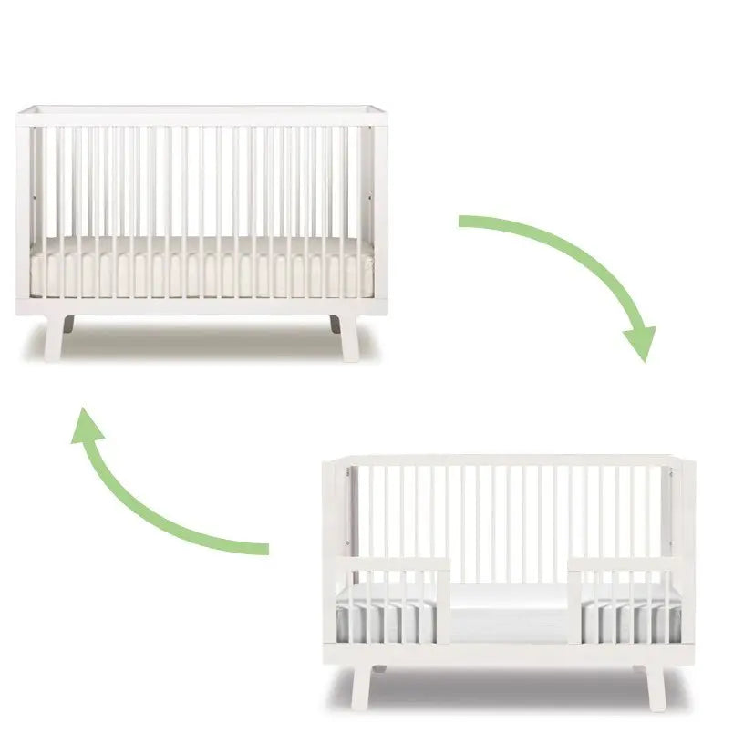 OEUF NYC - Lit Bebe Évolutif Sparrow 70 x 140 cm - Blanc