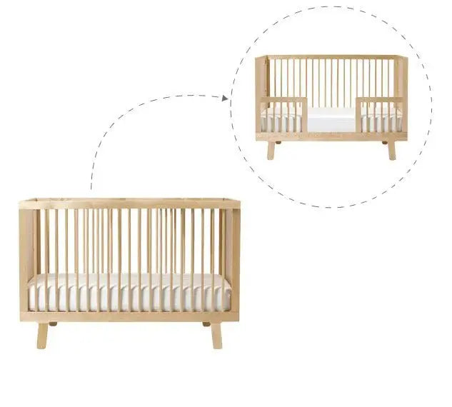 OEUF NYC - Lit Bébé Évolutif Sparrow Bouleau 70x140 cm