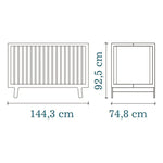 OEUF NYC - Lit Bébé Évolutif Sparrow Bouleau 70x140 cm