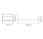 OEUF NYC - Lit Junior Simple Sparrow - Blanc