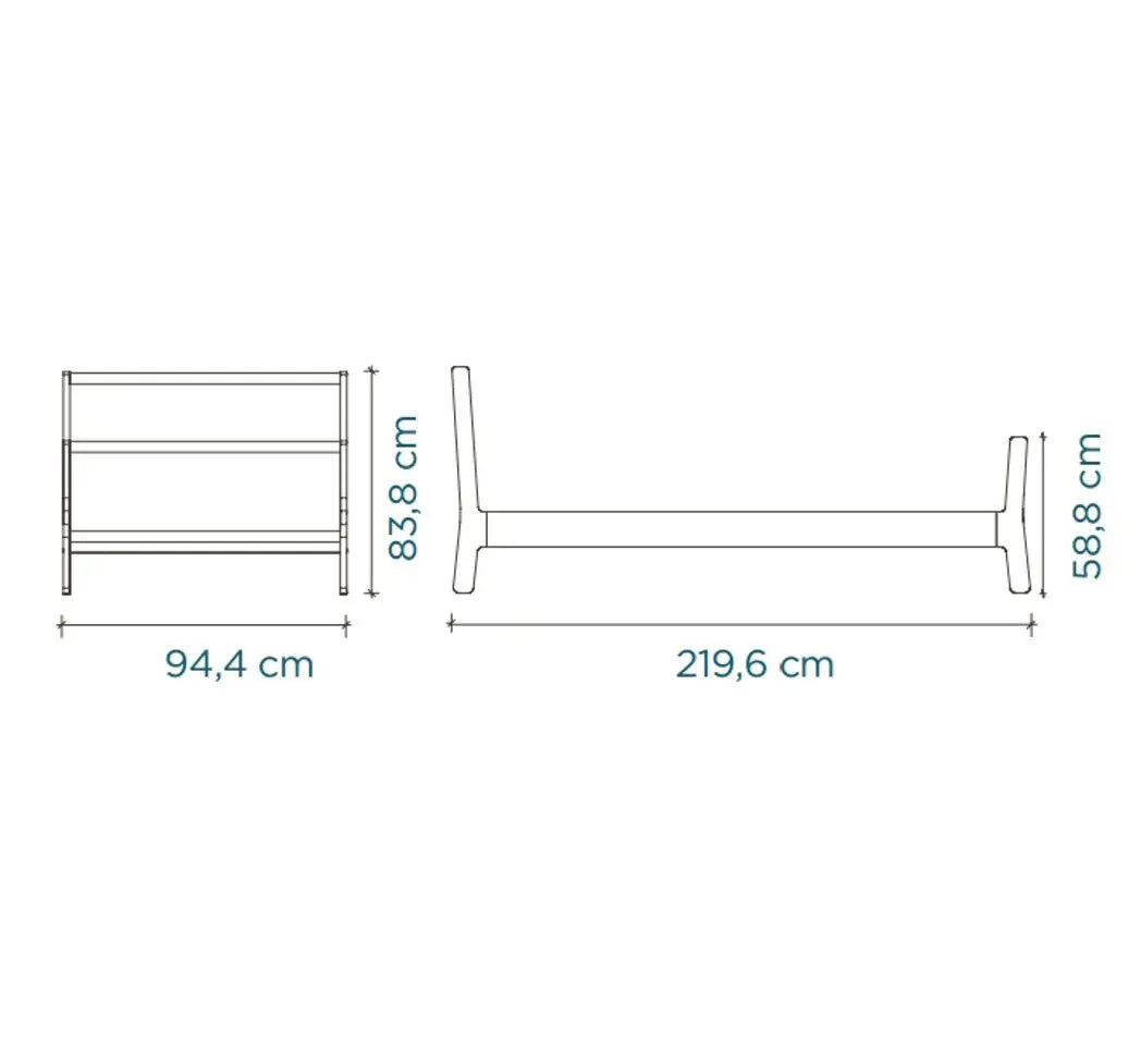 OEUF NYC - Lit Junior Simple Sparrow - Blanc
