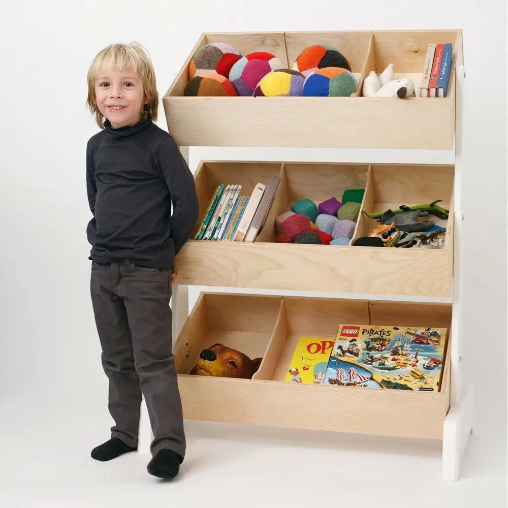 OEUF NYC-Toystore Coffre A Jouets - Bouleau-Les Petits