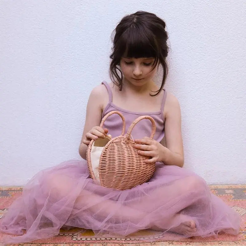 OLLI ELLA - Sac En Rotin Luvya - Rose