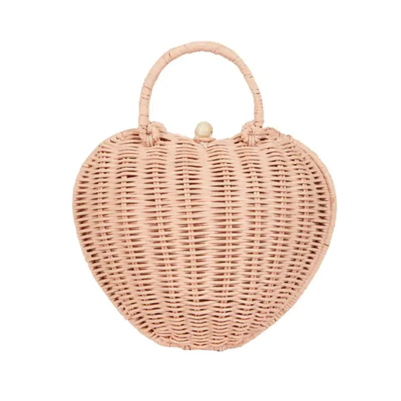 OLLI ELLA - Sac En Rotin Luvya - Rose