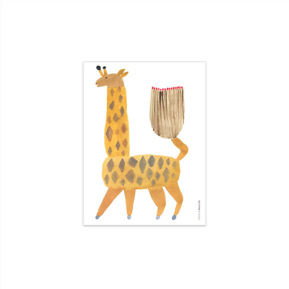 OYOY LIVING-Affiche Noah Girafe-Les Petits