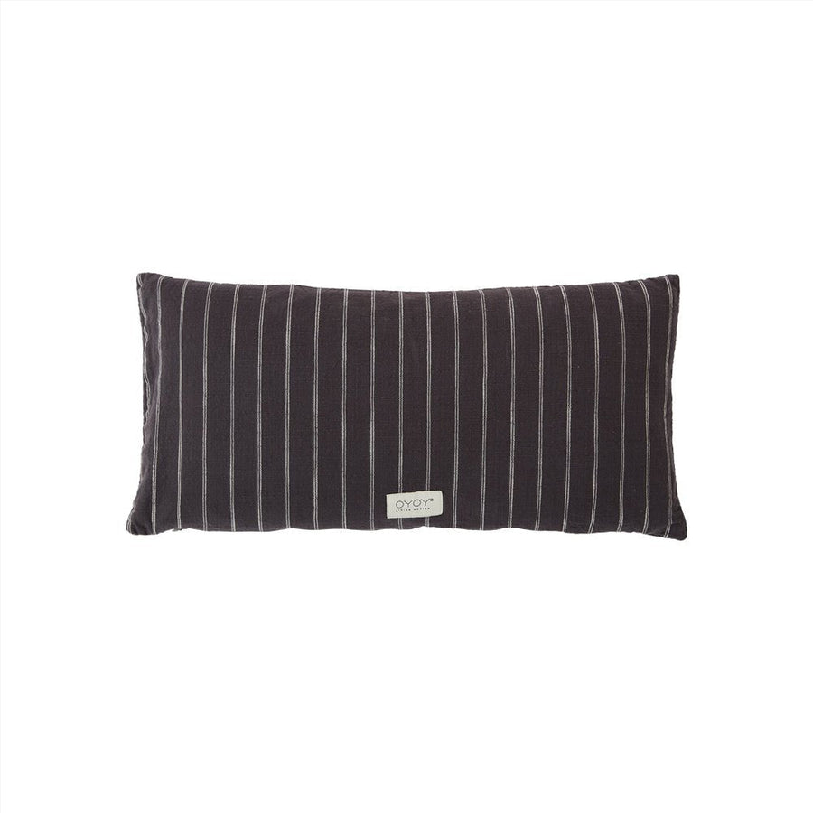 OYOY LIVING-Coussin Kyoto Long - Anthracite-Les Petits