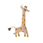 OYOY MINI-Peluche Bébé Guggi Girafe - Rose / Ambre-Les Petits