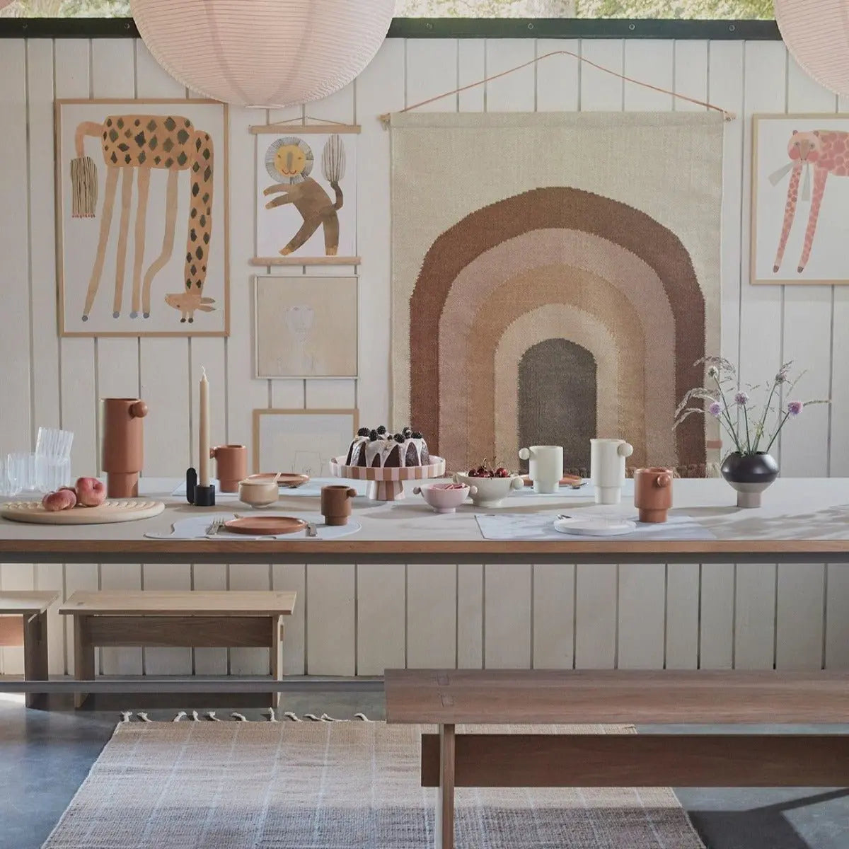 OYOY MINI - Tapis Mural Follow the Rainbow - Chokko