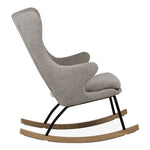 QUAX - Chaise Adulte À Bascule De Luxe Gris Sable