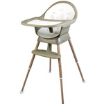 QUAX - Chaise Bébé Evolutive Ultimo 3 Luxe - Thym - Naturel