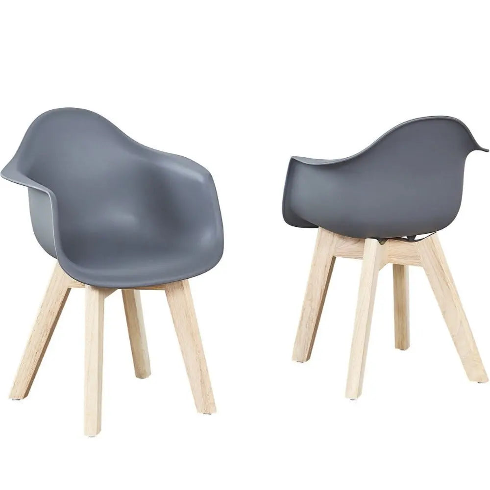 QUAX - Chaise Enfant Grise (set De 2)