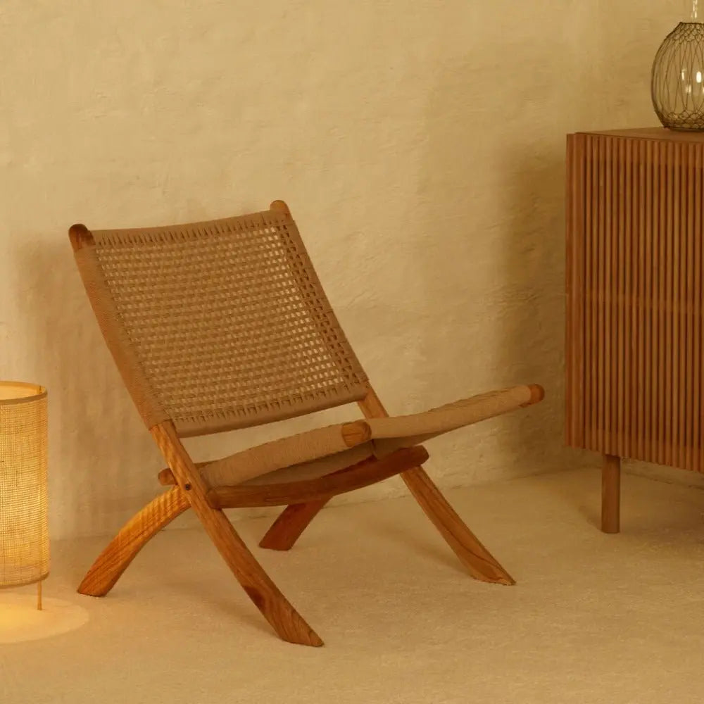 QUAX - Chaise Pliante Adulte en Corde à Tisser