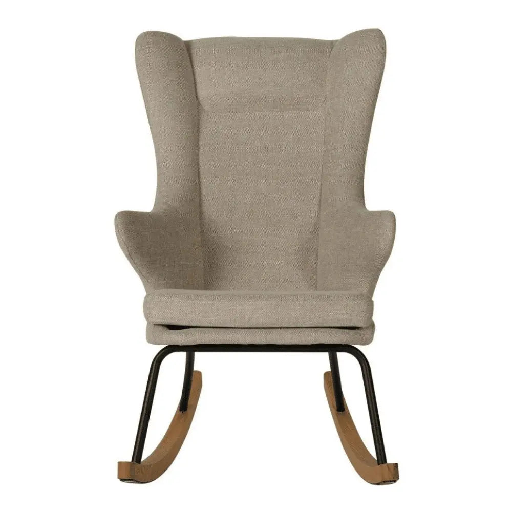 QUAX - Fauteuil À Bascule De Luxe Adulte Argile