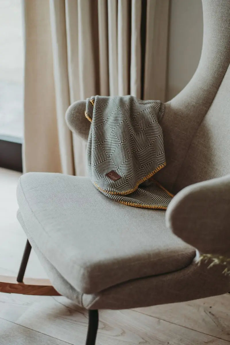 QUAX - Fauteuil À Bascule De Luxe Adulte Argile