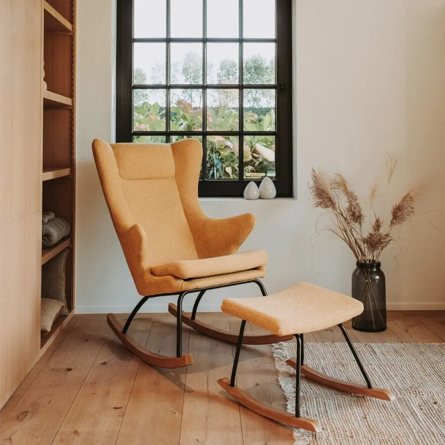 QUAX - Fauteuil À Bascule De Luxe Adulte Safran