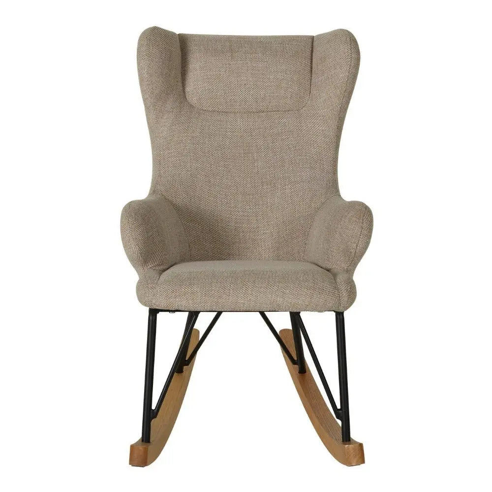 QUAX - Fauteuil À Bascule De Luxe Enfant Argile