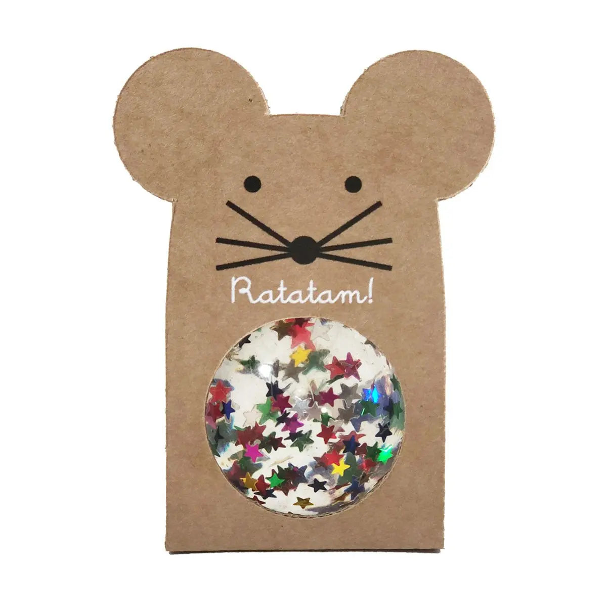 RATATAM KIDS - Balles Rebondissante Pailletées Souris - Étoiles