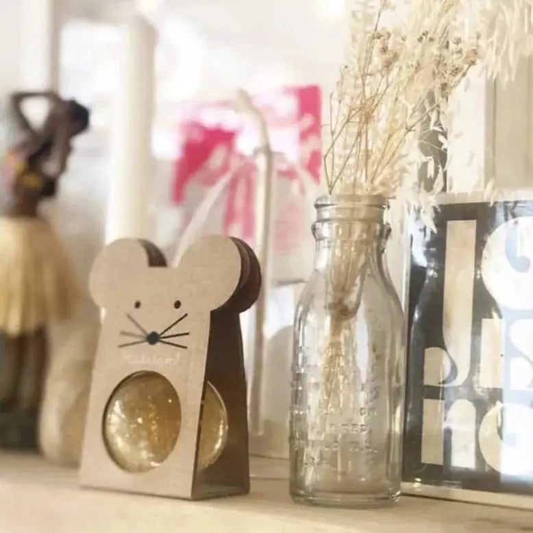 RATATAM KIDS - Balles Rebondissante Pailletées Souris - Or