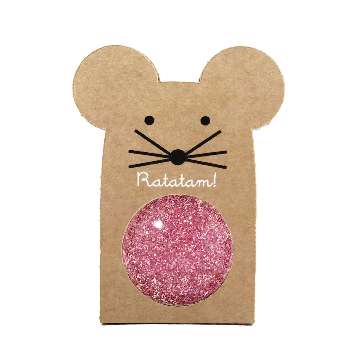 RATATAM KIDS - Balles Rebondissante Pailletées Souris - Rose