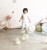 RATATAM KIDS - Ballon Bulles De Paillettes - Argent 22cm