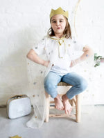 RATATAM KIDS - Cape De Fée Brodée Or Et Argent À Paillettes