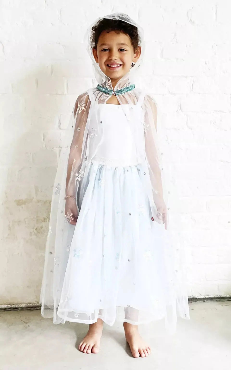 RATATAM KIDS - Déguisement Cape Princesse Des Glaces Bleu