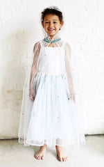 RATATAM KIDS - Déguisement Cape Princesse Des Glaces Bleu