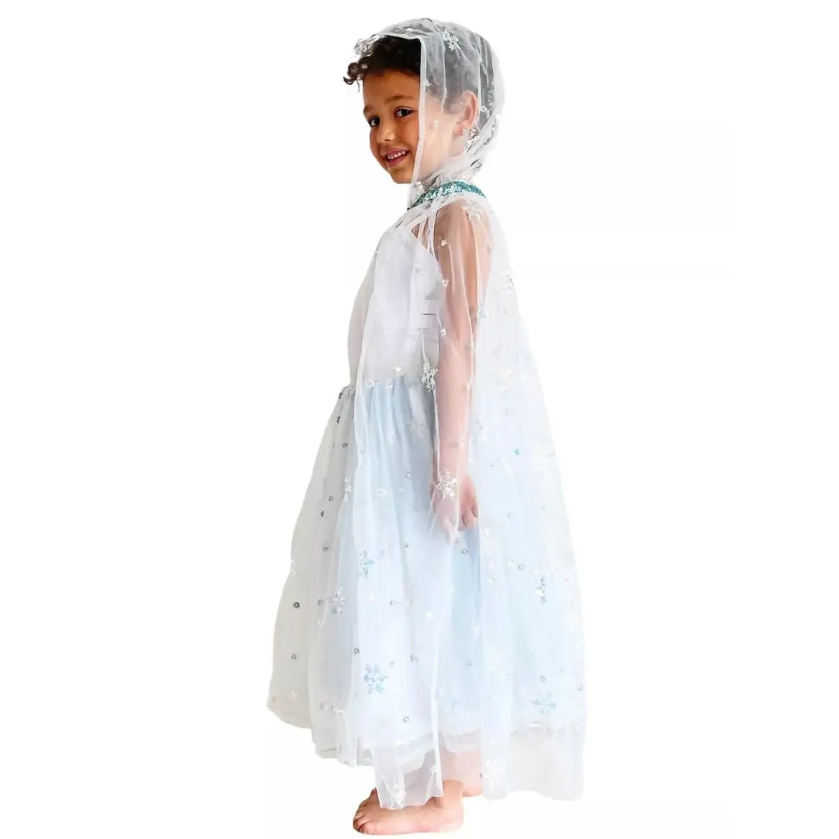 RATATAM KIDS - Déguisement Cape Princesse Des Glaces Bleu