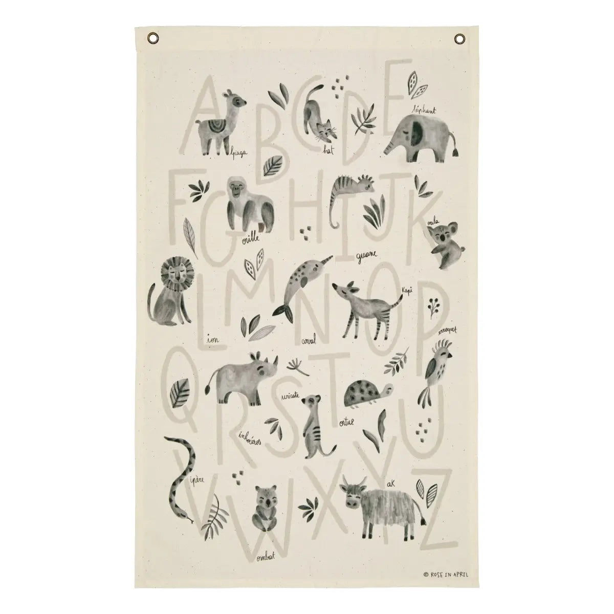ROSE IN APRIL - Abécédaire Version Française | Ecru