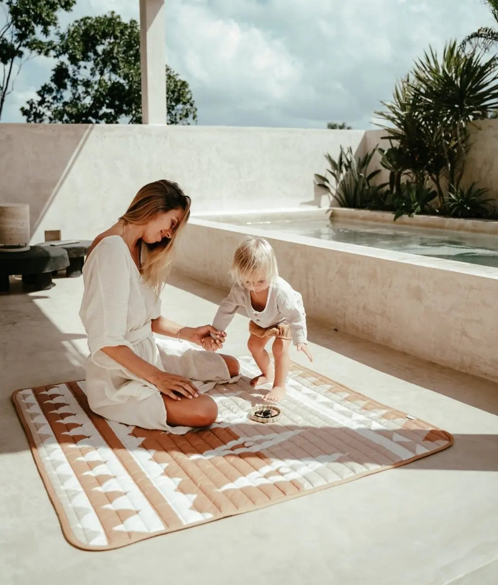 TODDLEKIND - Tapis de de Jeu Bébé | Camel