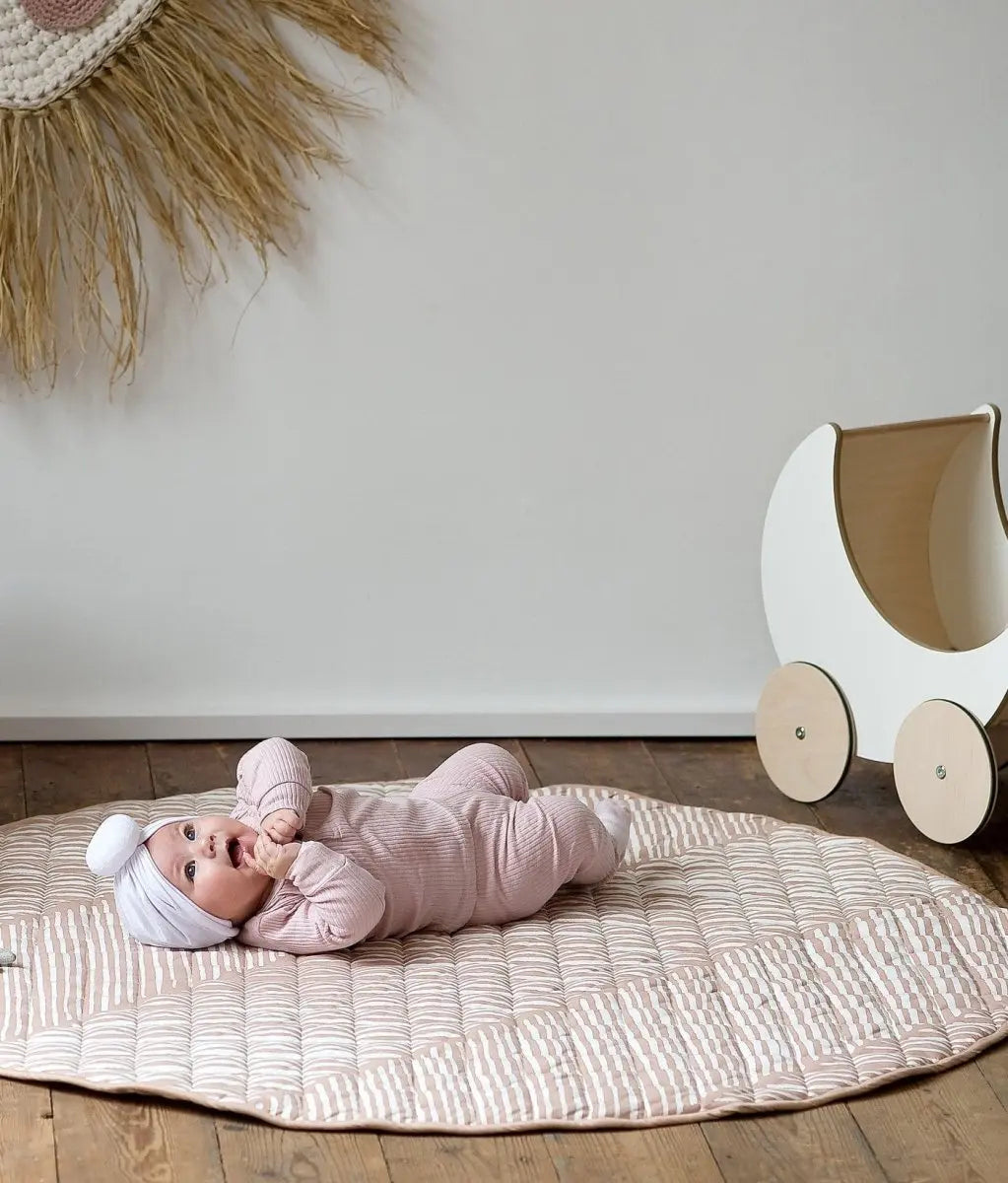 TODDLEKIND - Tapis de de Jeu Bébé Réversible Luxe | Sea Shell