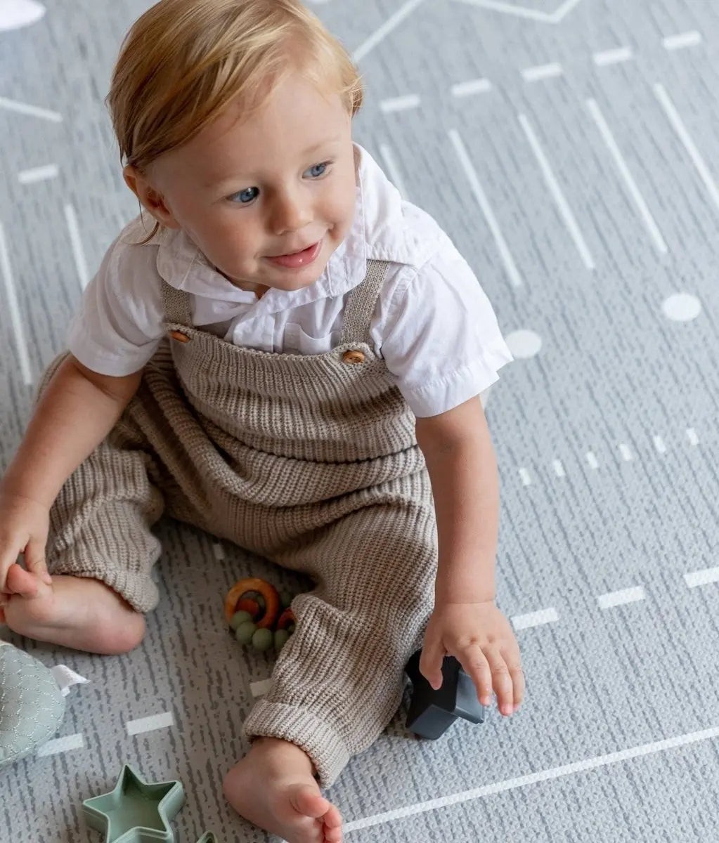 TODDLEKIND - Tapis de Jeu Bébé - Berbère - Storm