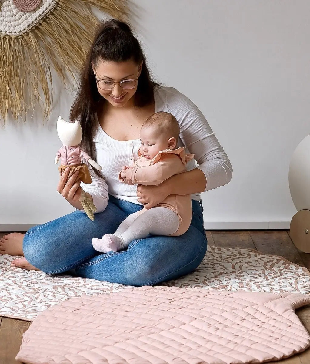 TODDLEKIND - Tapis de Jeu Bébé - Feuilles - Seashell