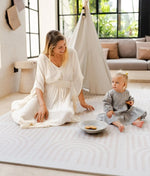 TODDLEKIND - Tapis de Jeu Bébé - Linear Linen