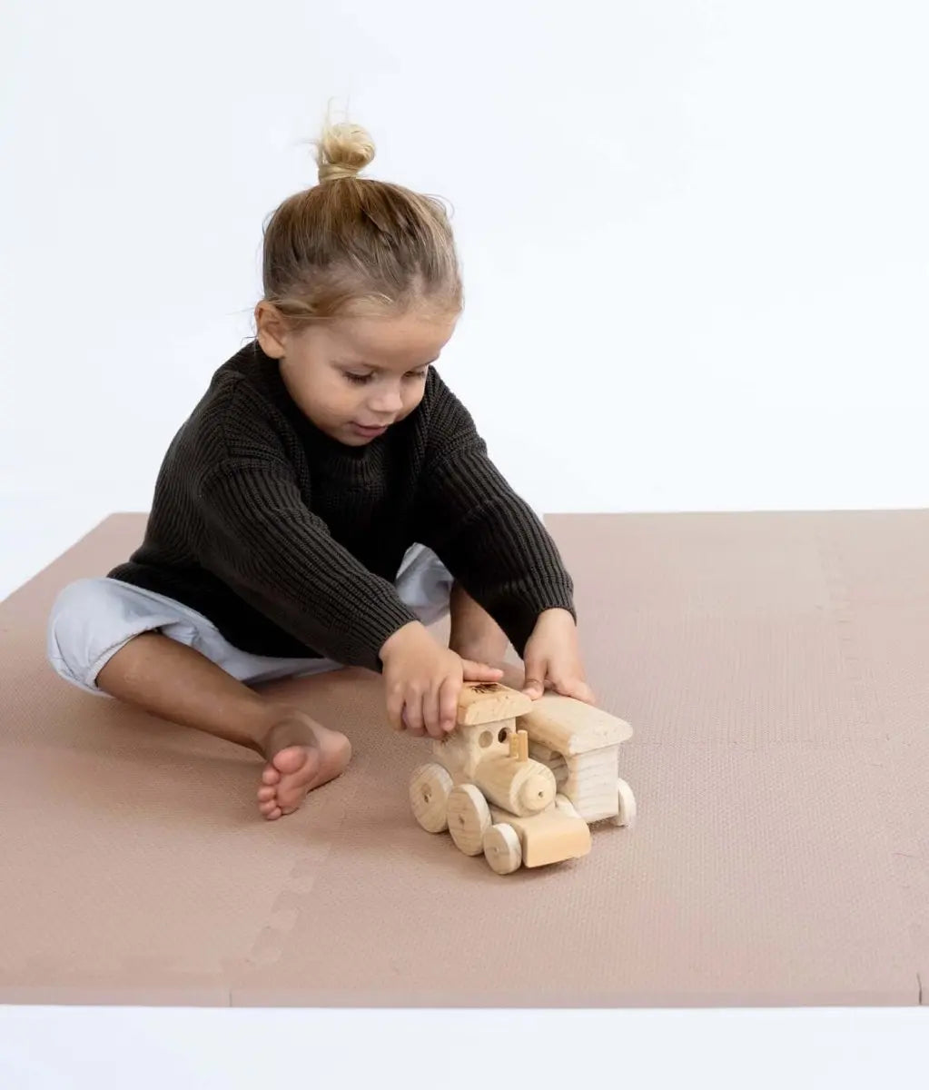 TODDLEKIND - Tapis de Jeu Bébé Puzzle Classique - Blush