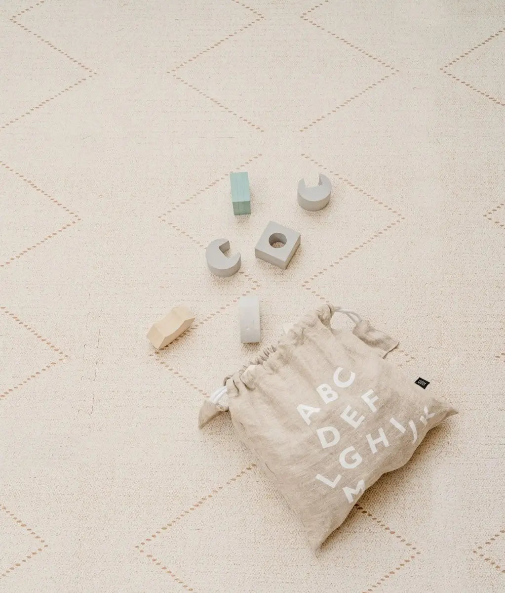 TODDLEKIND - Tapis de Jeu Bébé Tulum - Bone