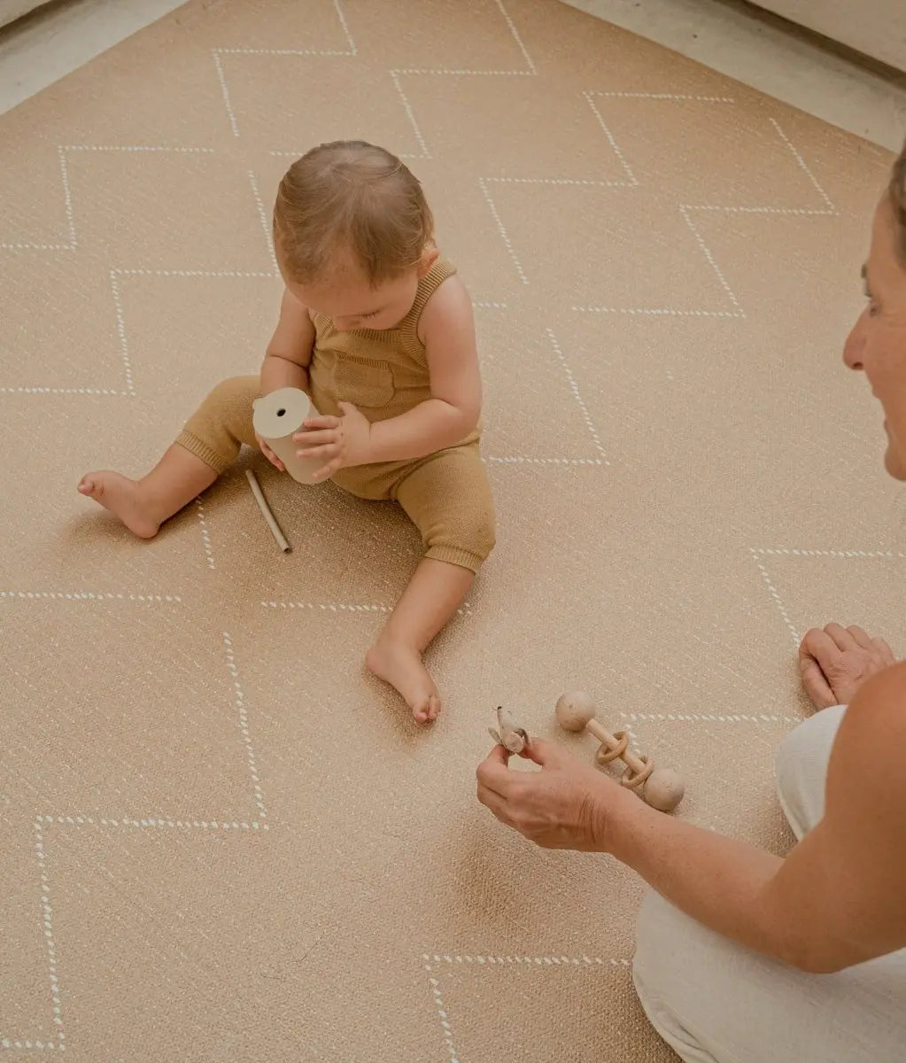 TODDLEKIND - Tapis de Jeu Bébé Tulum - Sandstone