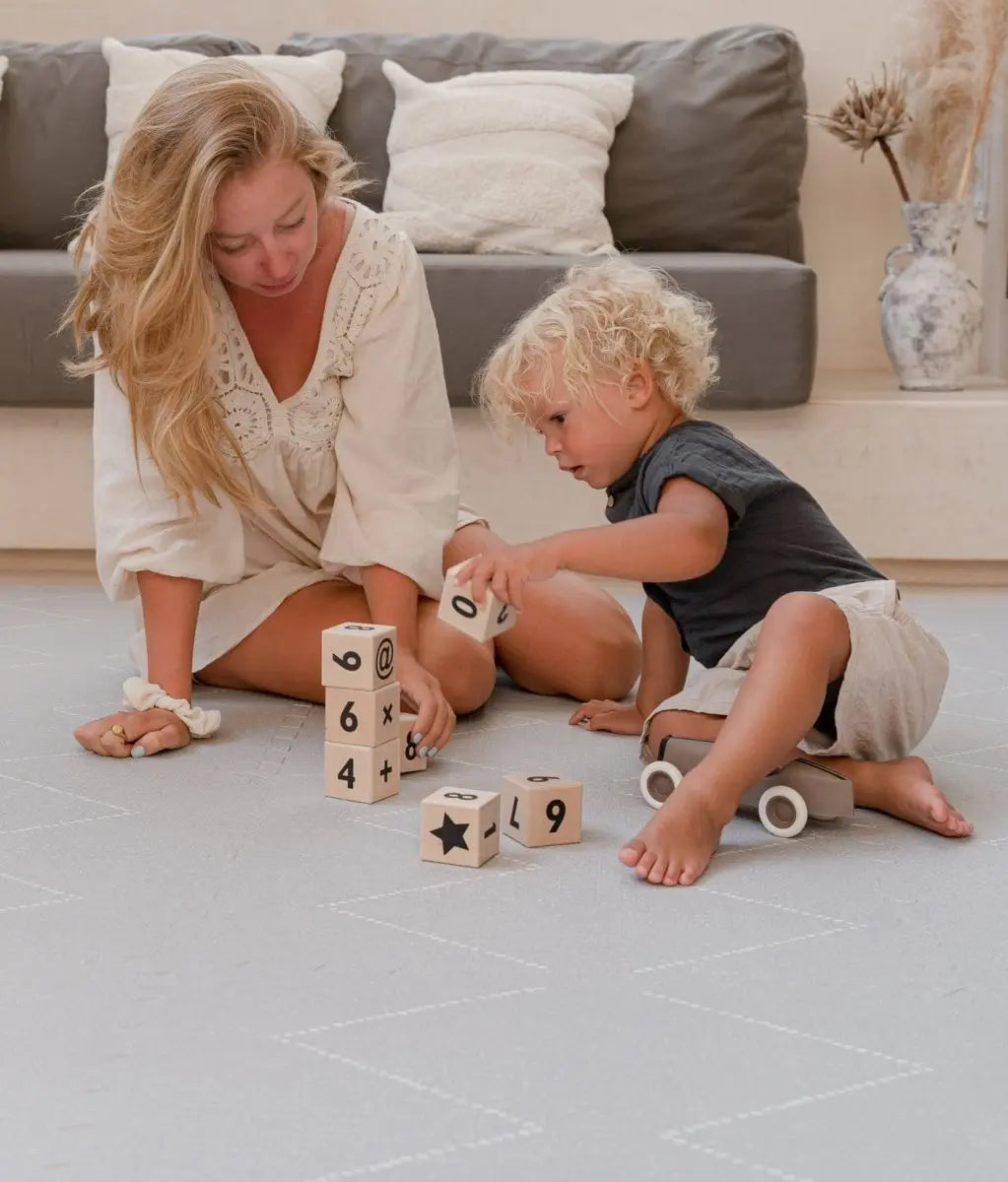 TODDLEKIND - Tapis de Jeu Bébé Tulum - Stone