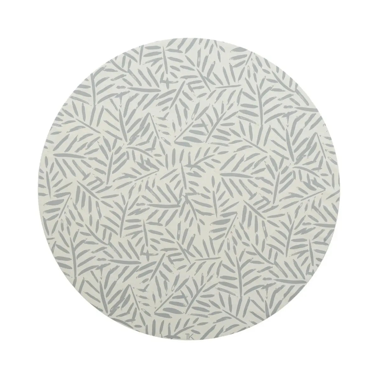 TODDLEKIND - Tapis Protège Sol Rond SPLAT MAT | Ocean Leaves - Stone