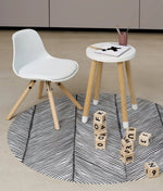 TODDLEKIND - Tapis Protège Sol Rond SPLAT MAT | Sandy Lines - Anchor